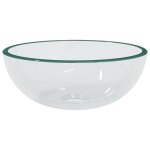 Vidaxl lavabo verre tremp� 30x12 cm transparent