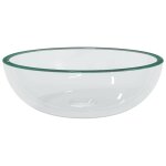 Vidaxl lavabo verre tremp� 35x12 cm transparent