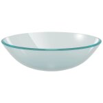 Vidaxl lavabo verre tremp 42 cm givr