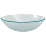 Vidaxl lavabo verre tremp� 42 cm givr�