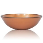 Vidaxl lavabo verre tremp 42 cm marron