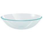 Vidaxl lavabo verre tremp� 42 cm transparent