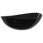 Vidaxl lavabo verre tremp 54, 5x35x15, 5 cm noir