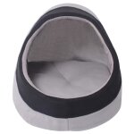 Vidaxl lit pour chats gris et noir l