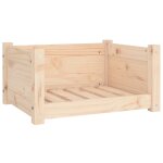 Vidaxl lit pour chien 55, 5 x 45, 5 x 28 cm bois de pin massif