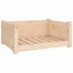 Vidaxl lit pour chien 65, 5 x 50, 5 x 28 cm bois de pin massif