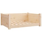 Vidaxl lit pour chien 75, 5x55, 5x28 cm bois massif de pin