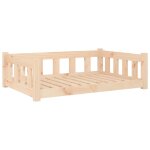 Vidaxl lit pour chien 95, 5x65, 5x28 cm bois de pin solide