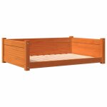 Vidaxl lit pour chien cire marron 95, 5x65, 5x28 cm bois de pin massif Vidaxl lit pour chien cire marron 95, 5x65, 5x28 cm bois de pin massif