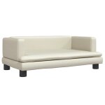 Vidaxl lit pour chien crme 80x45x30 cm similicuir