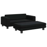 Vidaxl lit pour chien avec extension noir 100x50x30 cm similicuir Vidaxl lit pour chien avec extension noir 100x50x30 cm similicuir