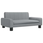 Vidaxl lit pour chien gris clair 70x45x30 cm tissu