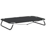 Vidaxl lit pour chien pliable anthracite tissu oxford et acier
