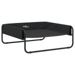 Vidaxl lit sur�lev� pour chien anthracite tissu oxford et acier