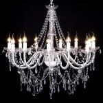 Vidaxl lustre v�nitien baroque 12 feux 1600 cristaux