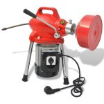 Vidaxl machine de nettoyage tuyaux 250w 12, 5 m x 16 mm 4, 5 m x 9, 5 mm