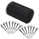 Vidaxl maille de gouttire 4 pcs avec clips pehd 1, 08 ?