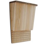 Vidaxl maison pou chauve - souris 4 pcs 22 x 12 x 34 cm bois