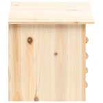 Vidaxl maison pou chauve - souris bois de sapin massif 30x20x38 cm