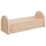 Vidaxl mangeoire  foin pour lapins 28x10x10 cm bois massif de sapin