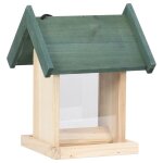 Vidaxl mangeoires � oiseaux 4 pcs bois de sapin