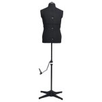 Vidaxl mannequin de couture ajustable pour homme noir taille 37 - 45