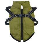Vidaxl manteau pour chiens avec harnais impermable rflchissant l24