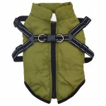 Vidaxl manteau pour chiens avec harnais impermable rflchissant l28