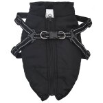 Vidaxl manteau pour chiens avec harnais impermable rflchissant l32