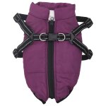 Vidaxl manteau pour chiens avec harnais impermable rflchissant l32