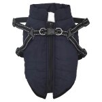 Vidaxl manteau pour chiens avec harnais impermable rflchissant l36