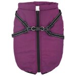 Vidaxl manteau pour chiens avec harnais imperm�able r�fl�chissant l48