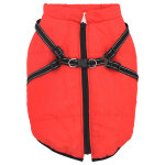 Vidaxl manteau pour chiens avec harnais impermable rflchissant l52