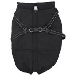 Vidaxl manteau pour chiens avec harnais imperm�able r�fl�chissant l52