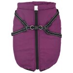 Vidaxl manteau pour chiens avec harnais impermable rflchissant l52