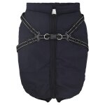 Vidaxl manteau pour chiens avec harnais impermable rflchissant l68