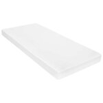 Vidaxl matelas 120 x 200 cm 7 zones mousse pu 10 cm h2 h3