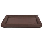 Vidaxl matelas pour chiens taille l marron Vidaxl matelas pour chiens taille l marron