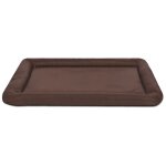 Vidaxl matelas pour chiens taille l marron