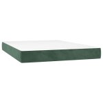 Vidaxl matelas de lit � ressorts ensach�s fermet� moyenne 140x210x20 cm velours