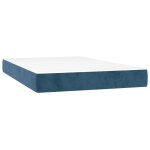 Vidaxl matelas de lit à ressorts ensachés bleu foncé 120x200x20 cm Vidaxl matelas de lit à ressorts ensachés bleu foncé 120x200x20 cm