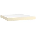 Vidaxl matelas de lit � ressorts ensach�s fermet� moyenne cr�me 180x200x20 cm