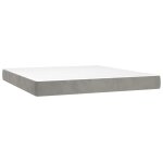 Vidaxl matelas de lit � ressorts ensach�s fermet� moyenne 152x203x20 cm velours