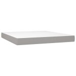 Vidaxl matelas de lit � ressorts ensach�s fermet� moyenne 183x213x20 cm tissu