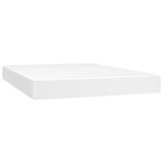 Vidaxl matelas de lit � ressorts ensach�s fermet� moyenne blanc 140x200x20 cm