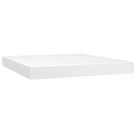 Vidaxl matelas de lit � ressorts ensach�s fermet� moyenne blanc 180x200x20 cm
