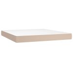 Vidaxl matelas de lit � ressorts ensach�s fermet� moyenne cappuccino 180x200x20cm