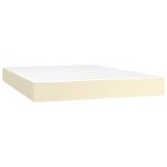 Vidaxl matelas de lit � ressorts ensach�s fermet� moyenne cr�me 140x190x20 cm