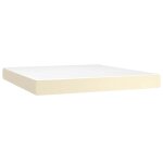 Vidaxl matelas de lit � ressorts ensach�s fermet� moyenne cr�me 180x200x20 cm