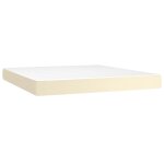 Vidaxl matelas de lit � ressorts ensach�s fermet� moyenne cr�me 180x200x20 cm